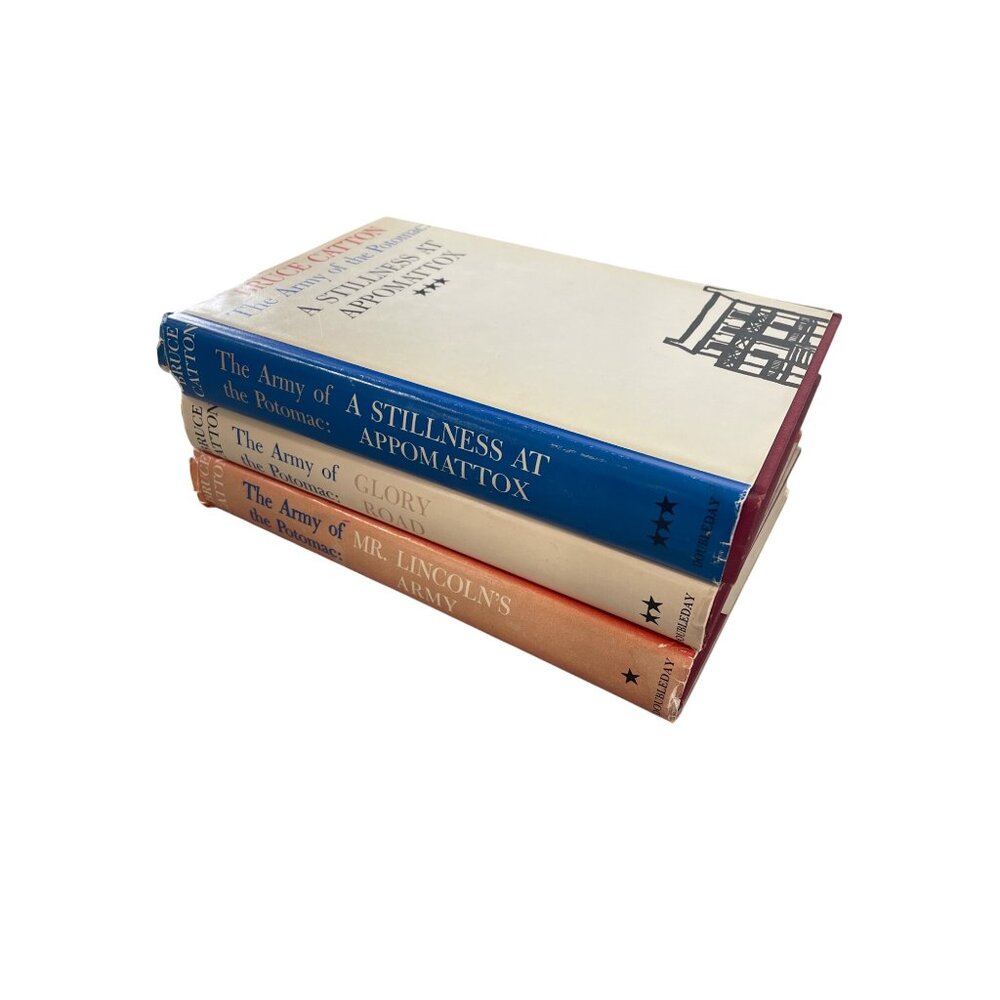 Bruce Catton The Army Of The Potomac Trilogy Books Doubleday Book Club Edition